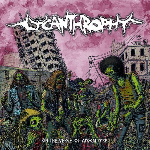 LYCANTHROPHY On the verge of apocalypse (Vinyle marbré brun)