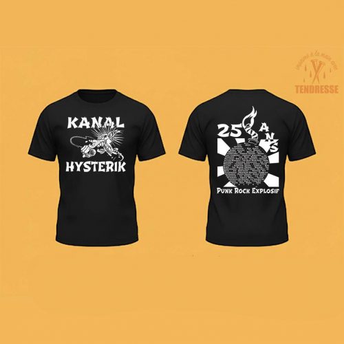 T-Shirt (XXL) KANAL HYSTERIK 25 ans - recto verso