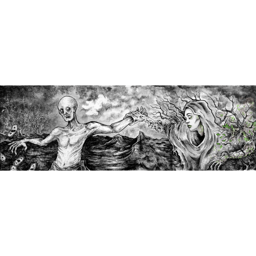 TURN OFF Odysée moderne -- PREVENTE-- (vinyle splatter noir et blanc) - – Image 2