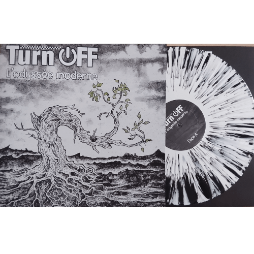 TURN OFF Odysée moderne -- PREVENTE-- (vinyle splatter noir et blanc) - – Image 3