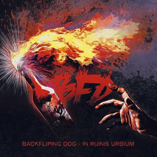 BACKFLIPING DOG In ruinis urbium (vinyle orange marbré)