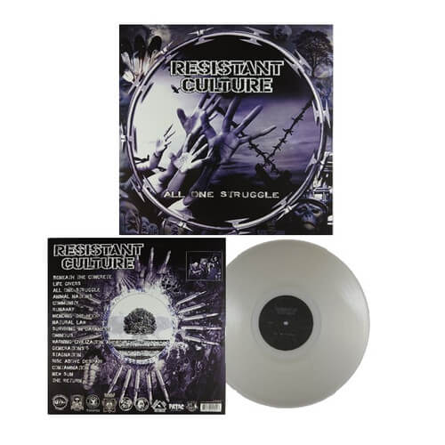 RESISTANT CULTURE All one struggle (vinyle couleur cristal) – Image 2