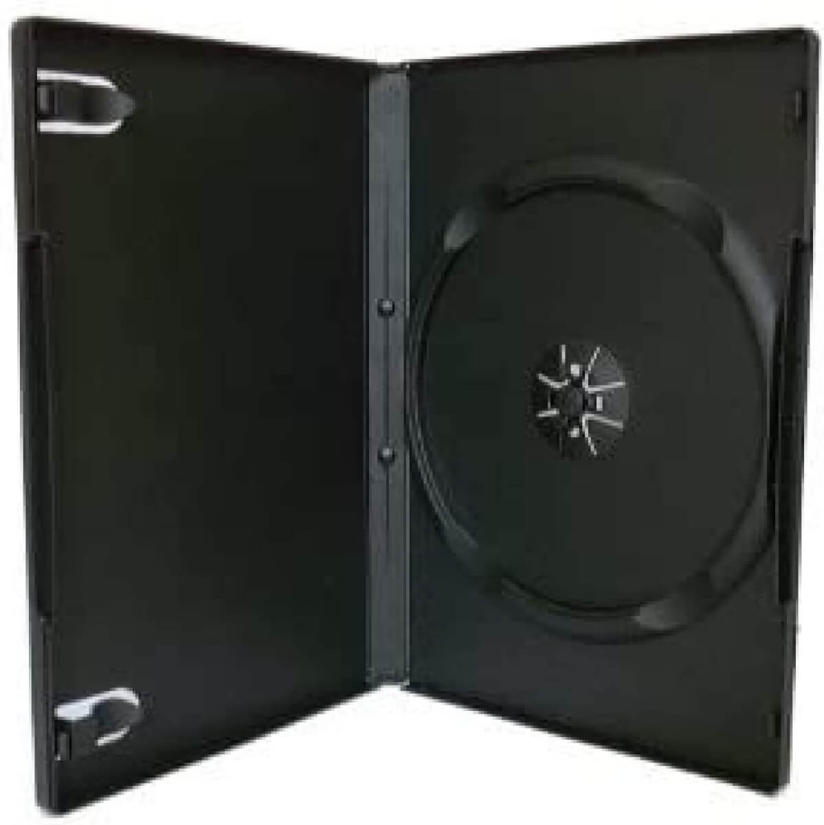 -5- protections plastiques noires pour DVD