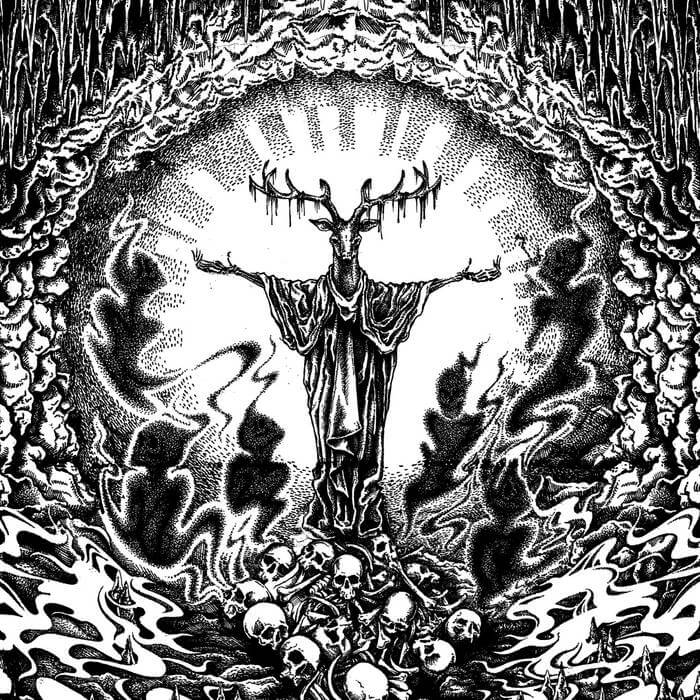 BLACK MASK Lost below (vinyle gris marbré)