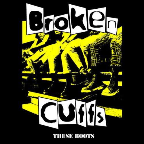 BROKEN CUFFS These boots (vinyle jaune)