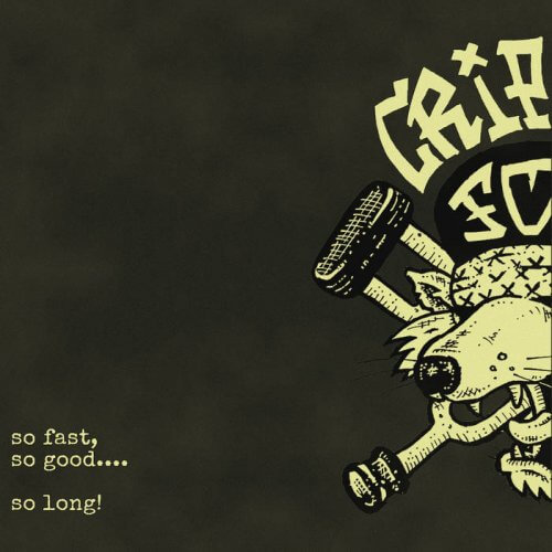 CRIPPLED FOX Community so fast, so good, So long (vinyle splatter jaune)