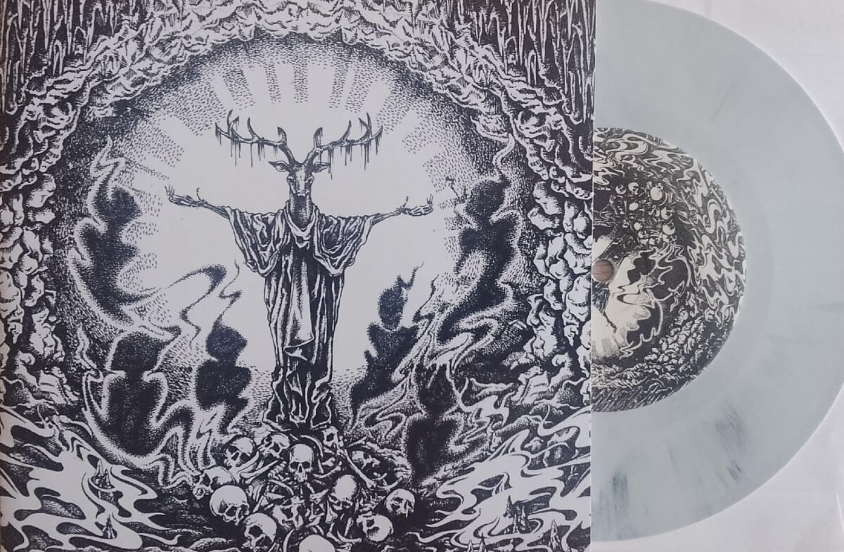 BLACK MASK Lost below (vinyle gris marbré) – Image 2