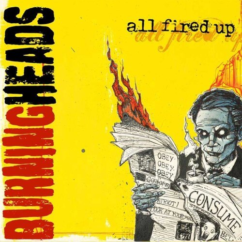 BURNING HEADS All fired up (Vinyle rouge)