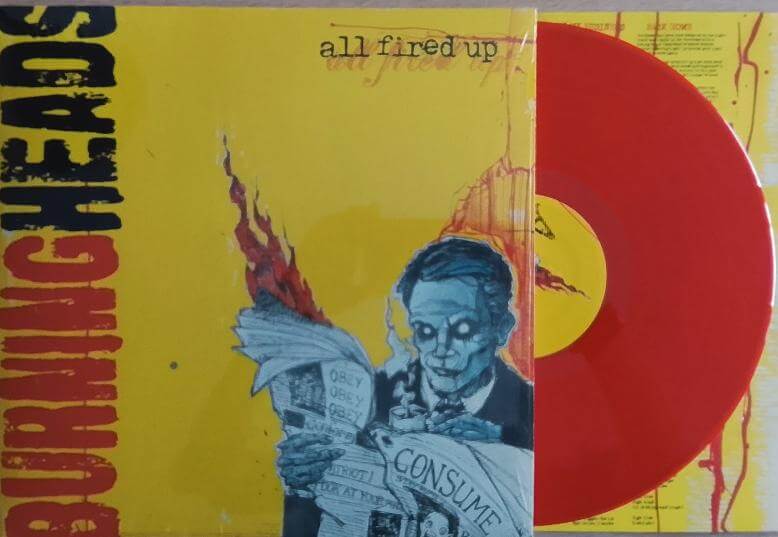 BURNING HEADS All fired up (Vinyle rouge) – Image 2